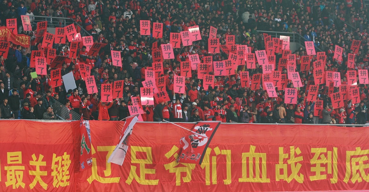 尼斯球迷为球队声援，期待胜利的简单介绍